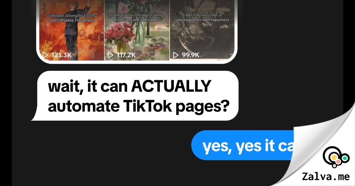 Automatiza TikToks para aumentar tráfico