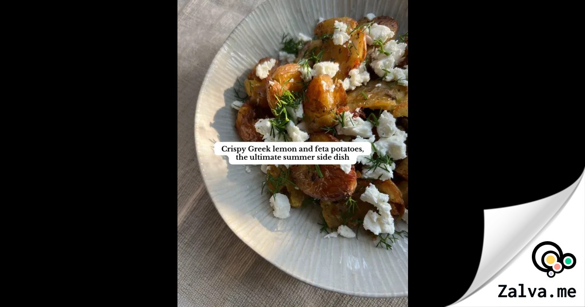Patatas Griegas Crujientes con Feta