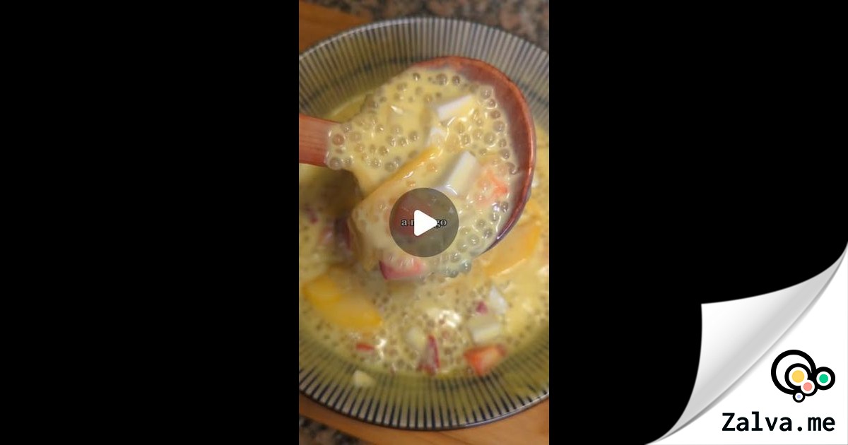 Receta de Mango Sago Fresquito