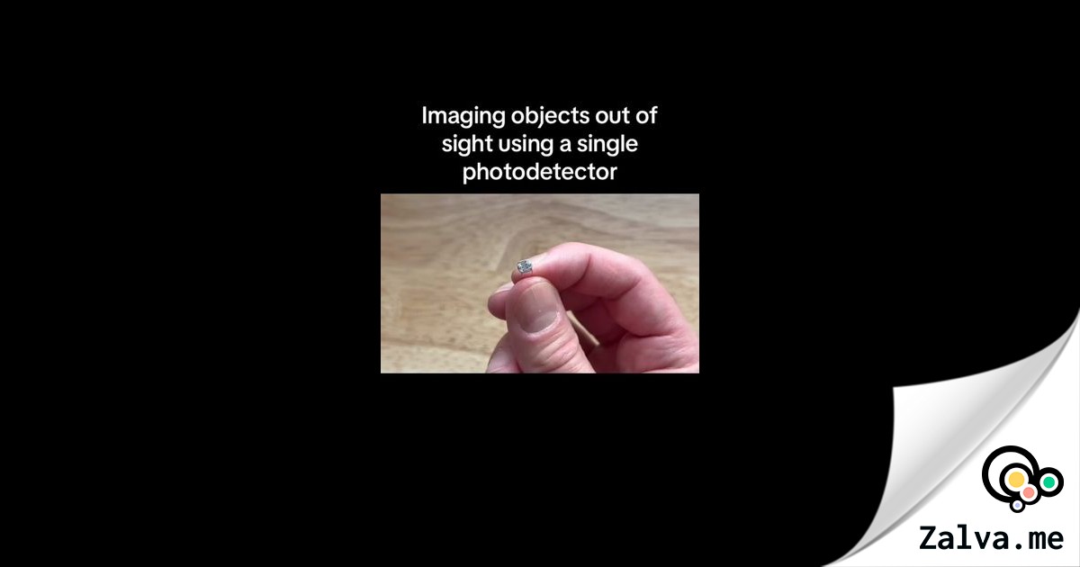 Imagen sin sensor con fotodetector