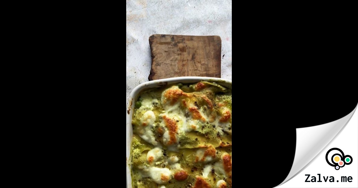 Lasagna fácil de calabacín y judías