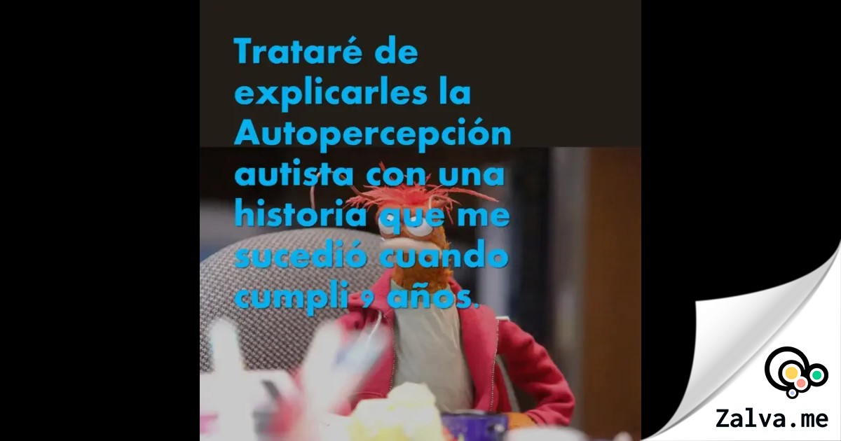 Autopercepción autista a los 9 años